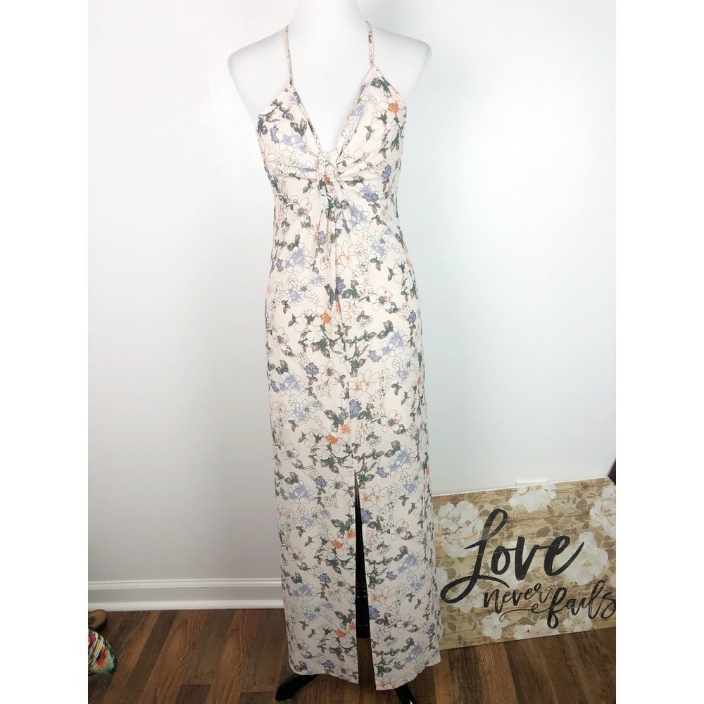 Romeo and Juliet Light Pink Floral Maxi Dress